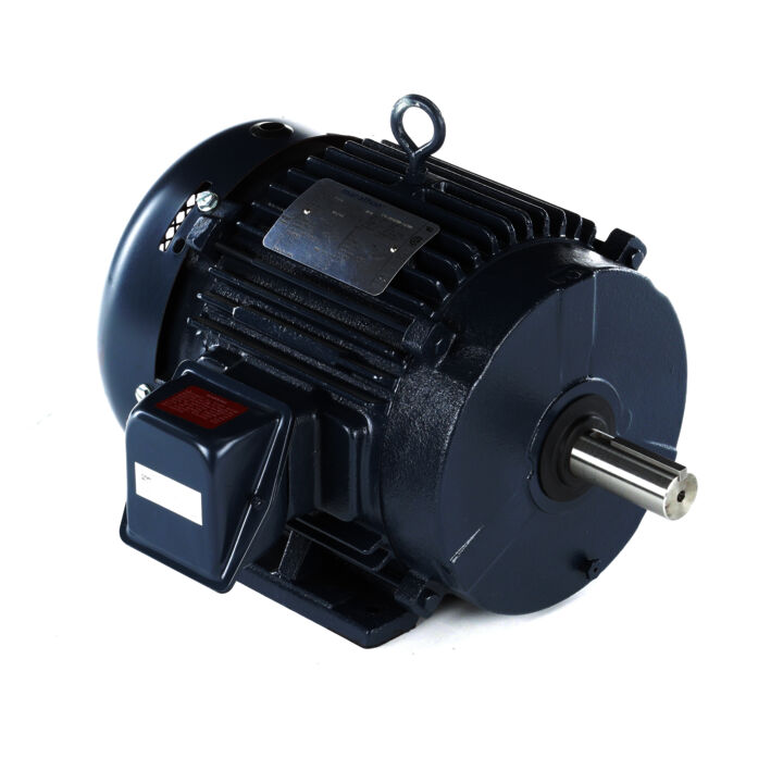 General Purpose Motor, 7.5 HP, 3 Ph, 60 Hz, 200 V, 1800 RPM, 213T Frame, TEFC