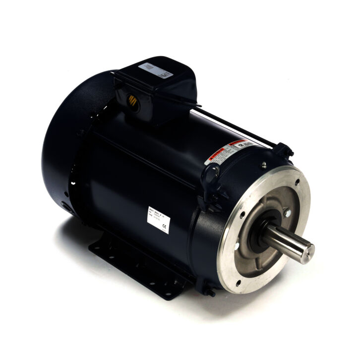 General Purpose Motor, 3 & 3 HP, 3 Ph, 60 & 50 Hz, 230/460 & 200/400 V, 1200 & 1000 RPM, 213TC Frame, TEFC