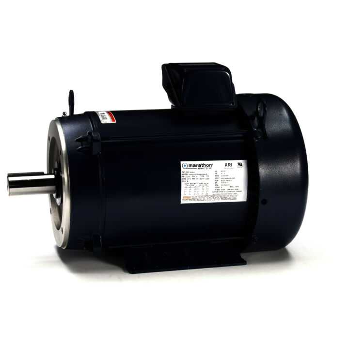 General Purpose Motor, 3 & 3 HP, 3 Ph, 60 & 50 Hz, 230/460 & 200/400 V, 1200 & 1000 RPM, 213TC Frame, TEFC