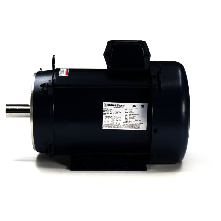 General Purpose Motor, 3 & 3 HP, 3 Ph, 60 & 50 Hz, 230/460 & 200/400 V, 1200 & 1000 RPM, 213TC Frame, TEFC