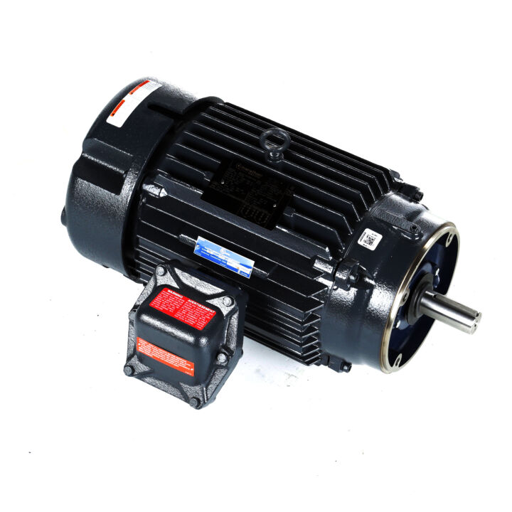 Explosion Proof Motor, 7.50 & 5 HP, 3 Ph, 60 & 50 Hz, 230/460 & 190/380 V, 1800 & 1500 RPM, 213TC Frame, EPFC