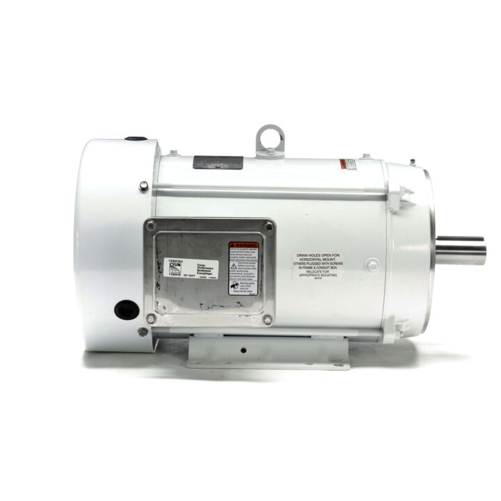 General Purpose Motor, 7.50 & 5 HP, 3 Ph, 60 & 50 Hz, 230/460 & 190/380 V, 3600 & 3000 RPM, 213TC Frame, TEFC