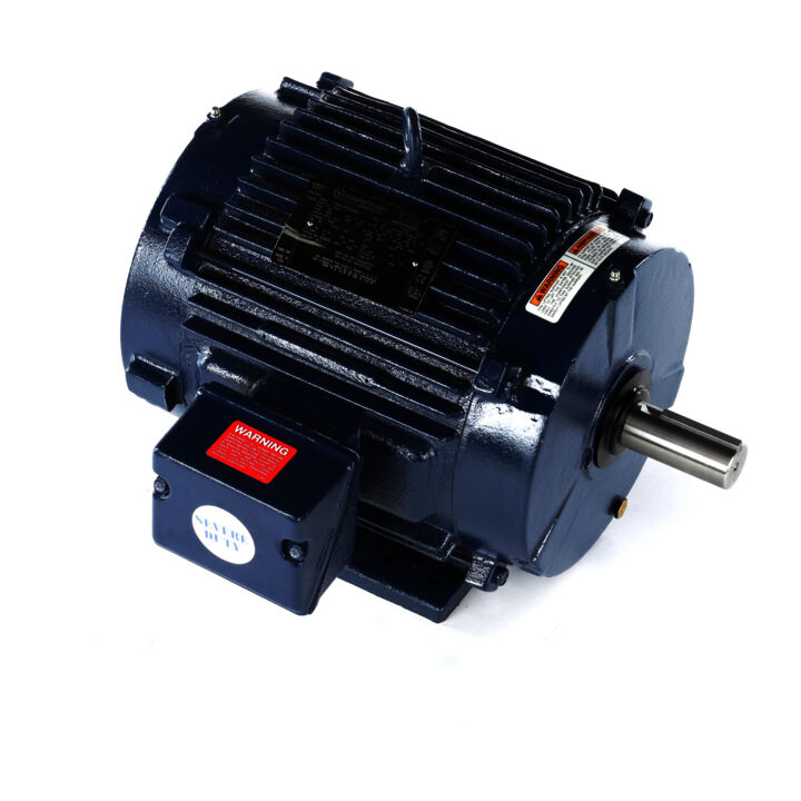 Severe Duty Motor, 7.50 HP, 3 Ph, 60 Hz, 575 V, 3600 RPM, 213T Frame, TENV