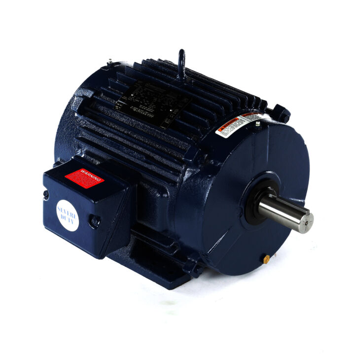 Severe Duty Motor, 7.50 HP, 3 Ph, 60 Hz, 575 V, 3600 RPM, 213T Frame, TENV