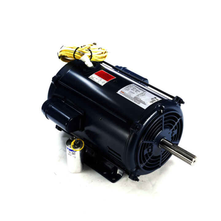 Crop Dryer Motor, 10 & 15 HP, 1 Ph, 60 & 60 Hz, 230 & 230 V, 3600 & 3600 RPM, 215TZ Frame, DP