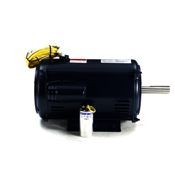 Crop Dryer Motor, 10 & 15 HP, 1 Ph, 60 & 60 Hz, 230 & 230 V, 3600 & 3600 RPM, 215TZ Frame, DP