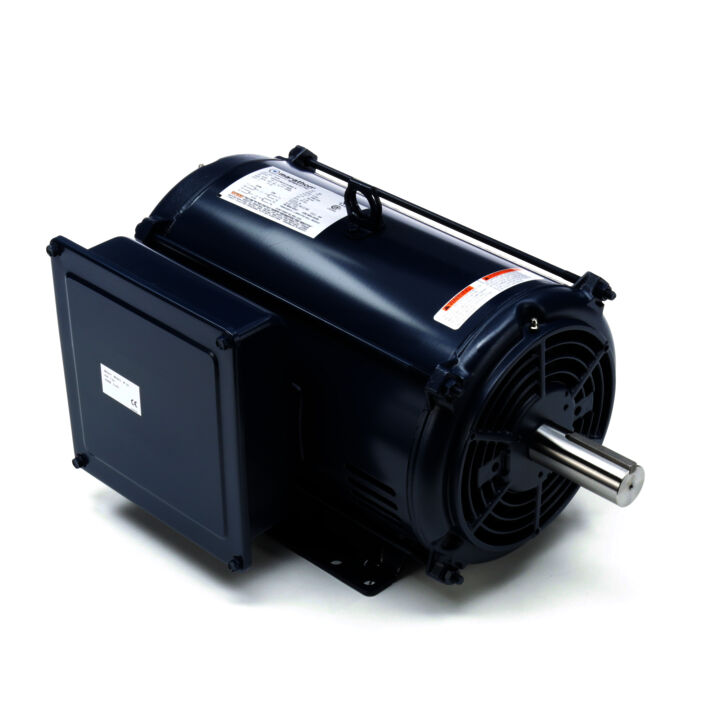 Air Compressor Motor, 10 HP, 1 Ph, 60 Hz, 208-230 V, 1800 RPM, 215T Frame, DP