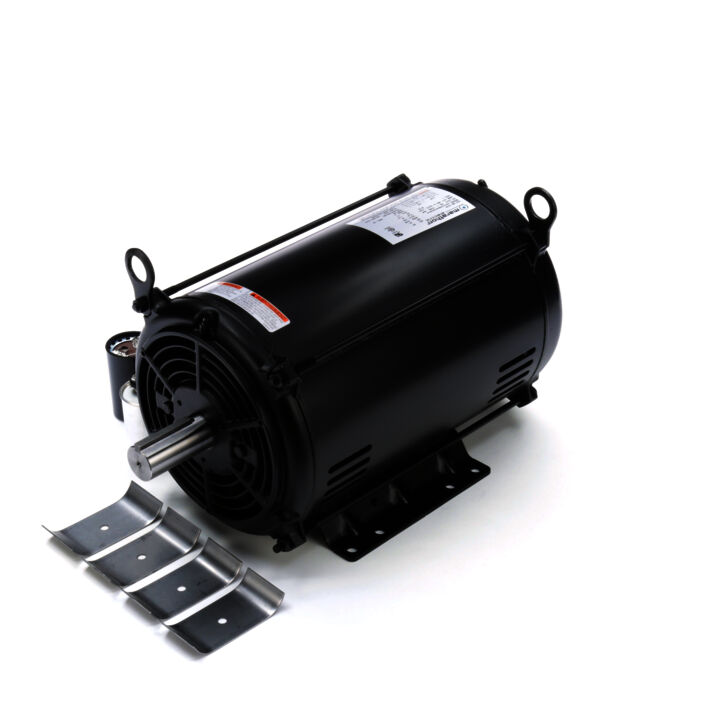 Fan and Blower Motor, 10 HP, 1 Ph, 60 Hz, 230 V, 1800 RPM, 215TZ Frame, DP