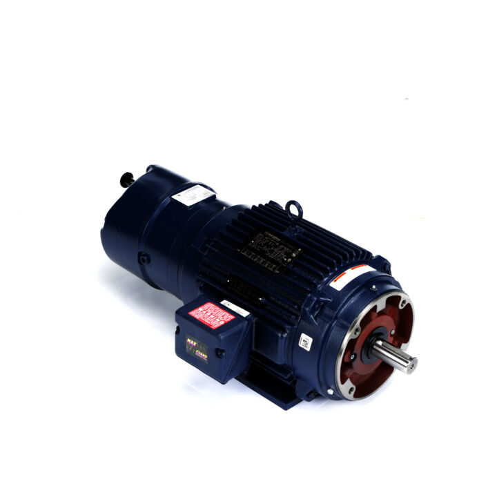 Brake Motor, 10 HP, 3 Ph, 60 Hz, 230/460 V, 1800 RPM, 215TC Frame, TENV