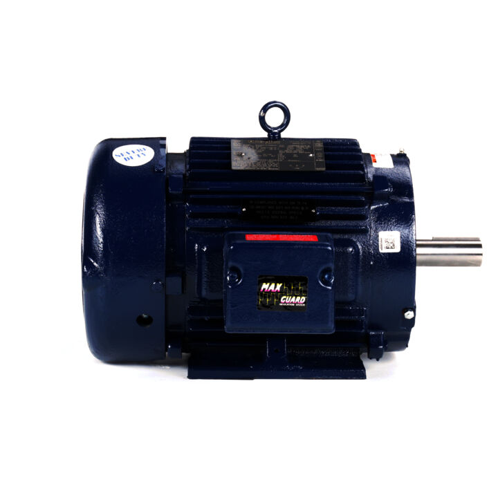 Severe Duty Motor, 10 HP, 3 Ph, 60 Hz, 460 V, 3600 RPM, 215T Frame, TEFC