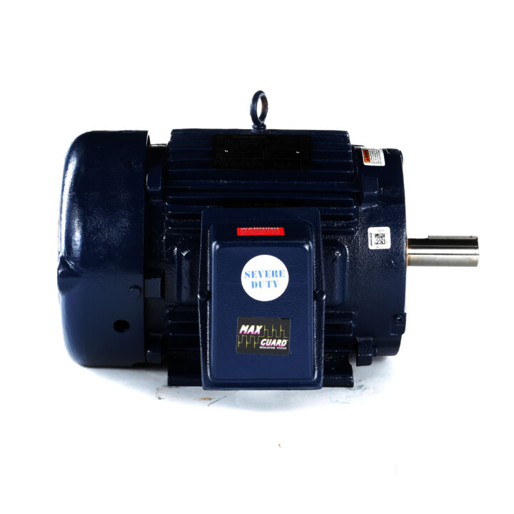 Severe Duty Motor, 10 HP, 3 Ph, 60 Hz, 575 V, 1800 RPM, 215T Frame, TEFC