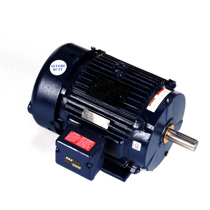 Severe Duty Motor, 10 HP, 3 Ph, 60 Hz, 460 V, 3600 RPM, 215T Frame, TEFC