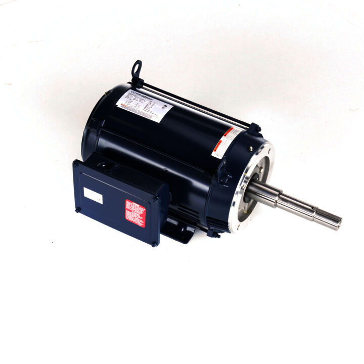 Close-Coupled Pump Motor, 10 HP, 1 Ph, 60 Hz, 230 V, 3600 RPM, 215JP Frame, DP