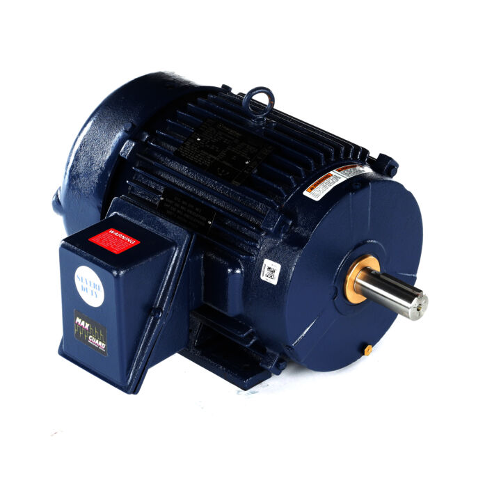 Severe Duty Motor, 10 HP, 3 Ph, 60 Hz, 575 V, 1800 RPM, 215T Frame, TEFC