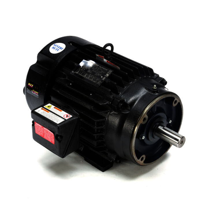 Fan & Blower Motor, 10 HP, 3 Ph, 150 Hz, 460 V, 1800 RPM, 215TC Frame, TEFC