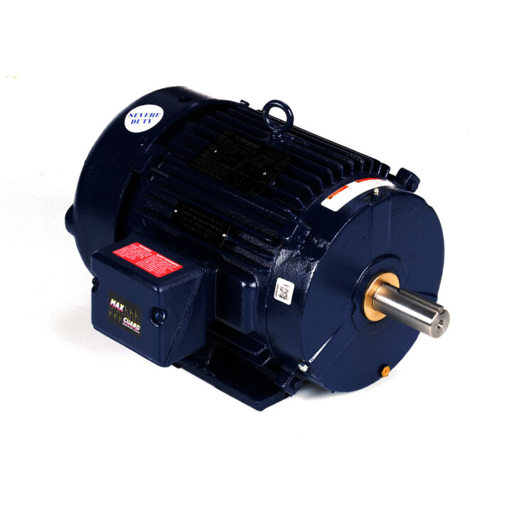 Severe Duty Motor, 10 HP, 3 Ph, 60 Hz, 460 V, 3600 RPM, 215T Frame, TEFC