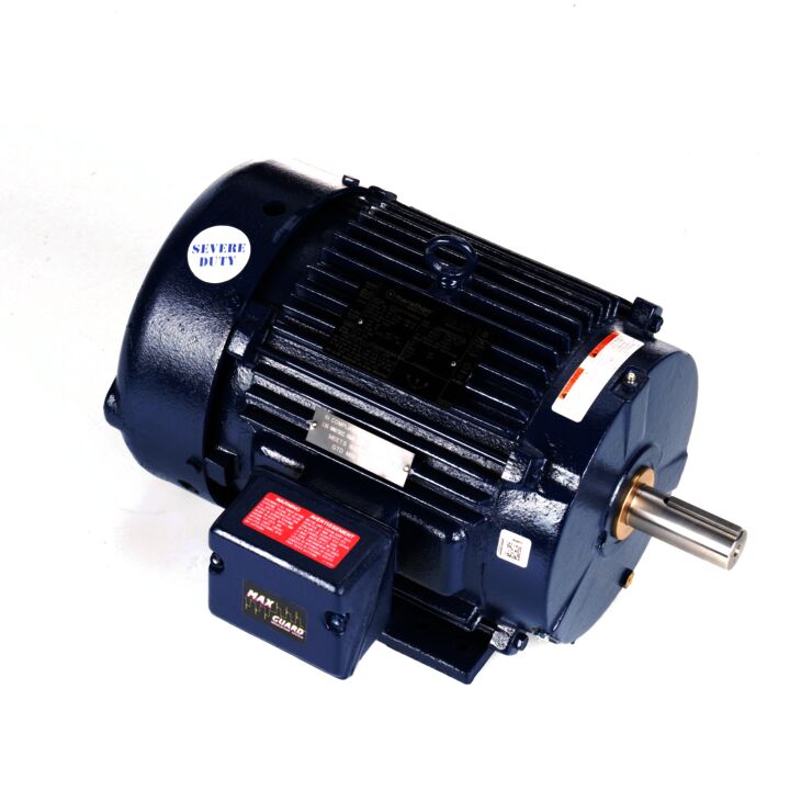 Severe Duty Motor, 10 HP, 3 Ph, 60 Hz, 460 V, 3600 RPM, 215T Frame, TEFC