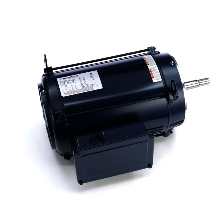 Close-Coupled Pump Motor, 10 HP, 1 Ph, 60 Hz, 230 V, 3600 RPM, 215JM Frame, DP