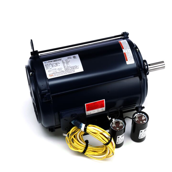 Crop Dryer Motor, 10 & 15 HP, 1 Ph, 60 & 60 Hz, 230 & 230 V, 3600 & 3600 RPM, 215TZ Frame, DPAO