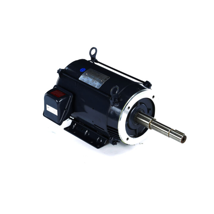 Close-Coupled Pump Motor, 15 & 10 HP, 3 Ph, 60 & 50 Hz, 230/460 & 190/380 V, 3600 & 3000 RPM, 215JP Frame, DP