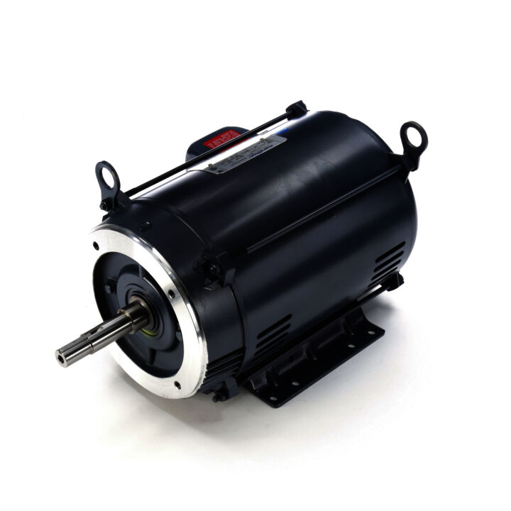 Close-Coupled Pump Motor, 15 & 10 HP, 3 Ph, 60 & 50 Hz, 230/460 & 190/380 V, 3600 & 3000 RPM, 215JM Frame, DP