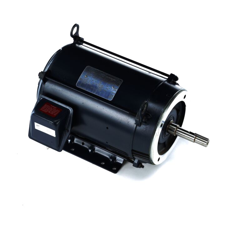 Close-Coupled Pump Motor, 15 HP, 3 Ph, 60 Hz, 575 V, 3600 RPM, 215JM Frame, DP