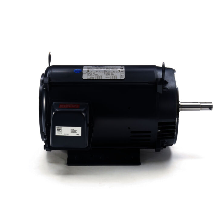 Close-Coupled Pump Motor, 15 & 10 HP, 3 Ph, 60 & 50 Hz, 230/460 & 190/380 V, 3600 & 3000 RPM, 215JM Frame, DP