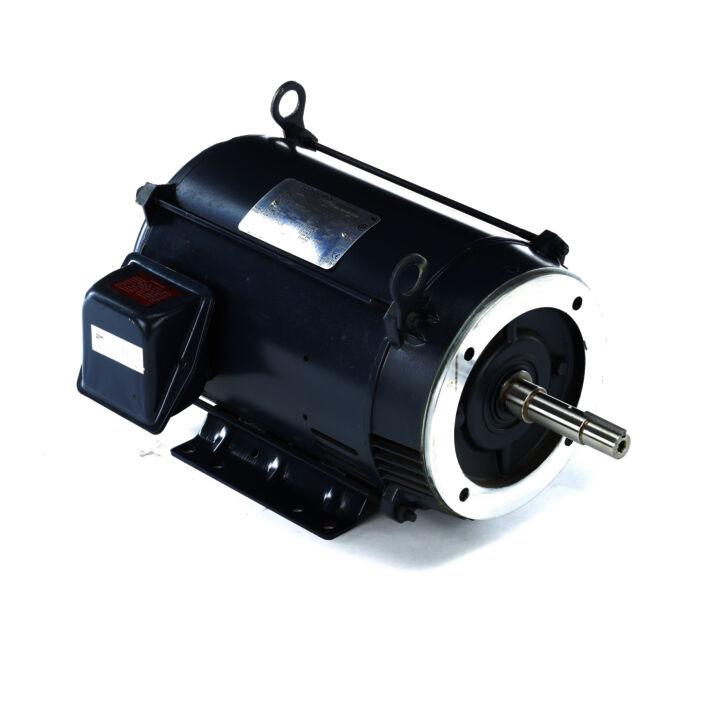 Close-Coupled Pump Motor, 15 HP, 3 Ph, 60 Hz, 575 V, 3600 RPM, 215JM Frame, DP
