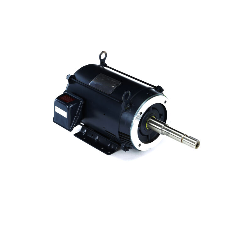 Close-Coupled Pump Motor, 15 HP, 3 Ph, 60 Hz, 575 V, 3600 RPM, 215JP Frame, DP
