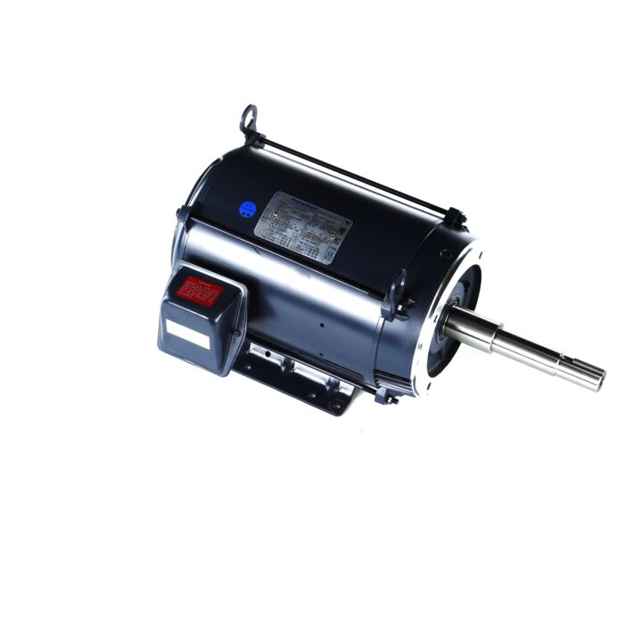 Close-Coupled Pump Motor, 10 & 7.50 HP, 3 Ph, 60 & 50 Hz, 230/460 & 190/380 V, 1800 & 1500 RPM, 215JP Frame, DP