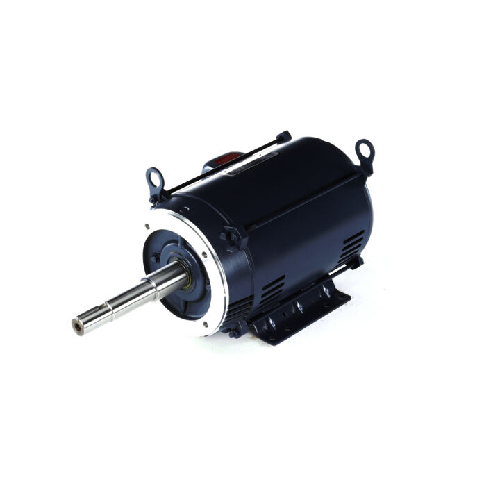 Close-Coupled Pump Motor, 10 & 7.50 HP, 3 Ph, 60 & 50 Hz, 230/460 & 190/380 V, 1800 & 1500 RPM, 215JP Frame, DP