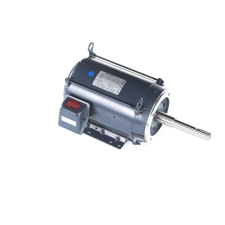 Close-Coupled Pump Motor, 5 & 3 HP, 3 Ph, 60 & 50 Hz, 230/460 & 190/380 V, 1200 & 1000 RPM, 215JP Frame, DP