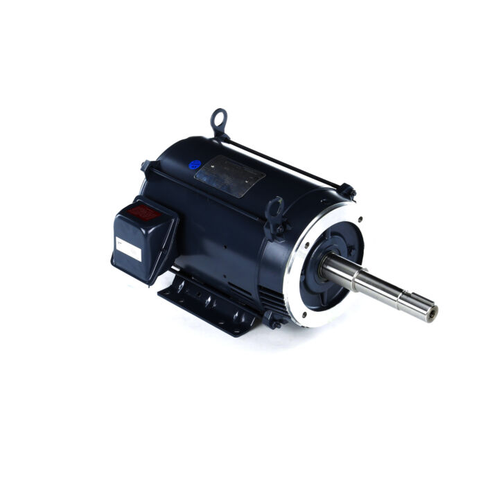 Close-Coupled Pump Motor, 5 HP, 3 Ph, 60 Hz, 575 V, 1200 RPM, 215JPV Frame, DP