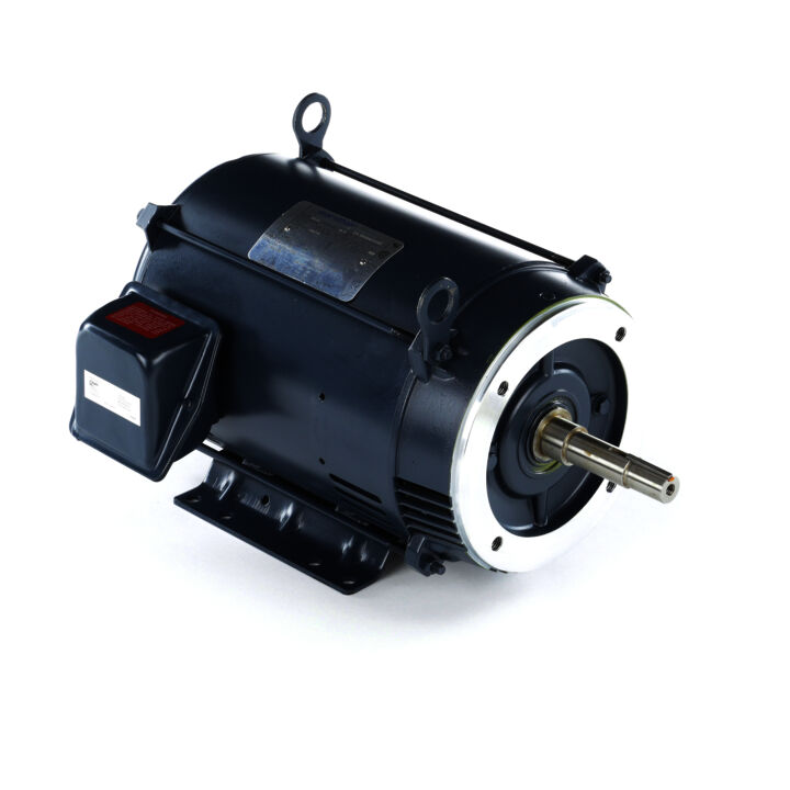 Close-Coupled Pump Motor, 5 HP, 3 Ph, 60 Hz, 575 V, 1200 RPM, 215JMV Frame, DP