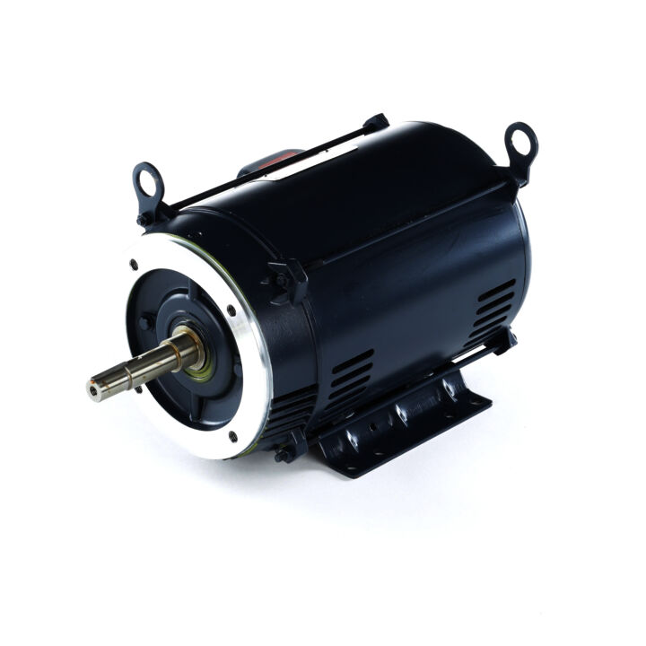 Close-Coupled Pump Motor, 5 HP, 3 Ph, 60 Hz, 575 V, 1200 RPM, 215JMV Frame, DP