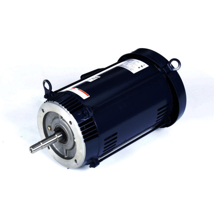 Close-Coupled Pump Motor, 15 & 10 HP, 3 Ph, 60 & 50 Hz, 230/460 & 190/380 V, 3600 & 3000 RPM, 215JMV Frame, DP