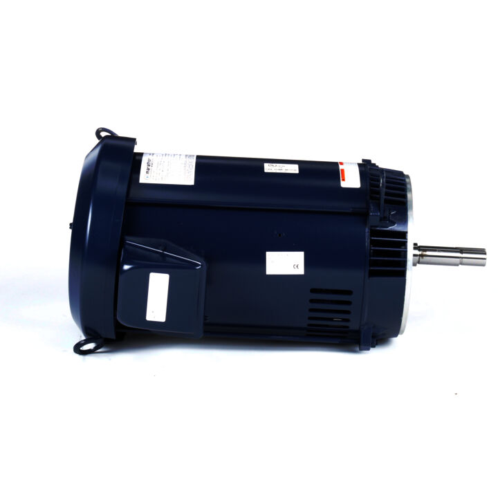 Close-Coupled Pump Motor, 15 & 10 HP, 3 Ph, 60 & 50 Hz, 230/460 & 190/380 V, 3600 & 3000 RPM, 215JMV Frame, DP