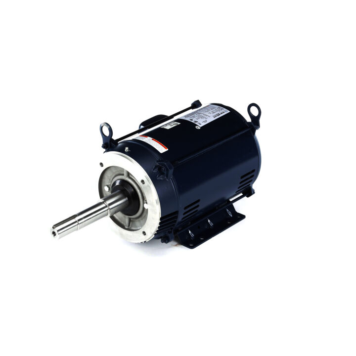 Close-Coupled Pump Motor, 10 & 7.50 HP, 3 Ph, 60 & 50 Hz, 230/460 & 190/380 V, 1800 & 1500 RPM, 215JP Frame, DP