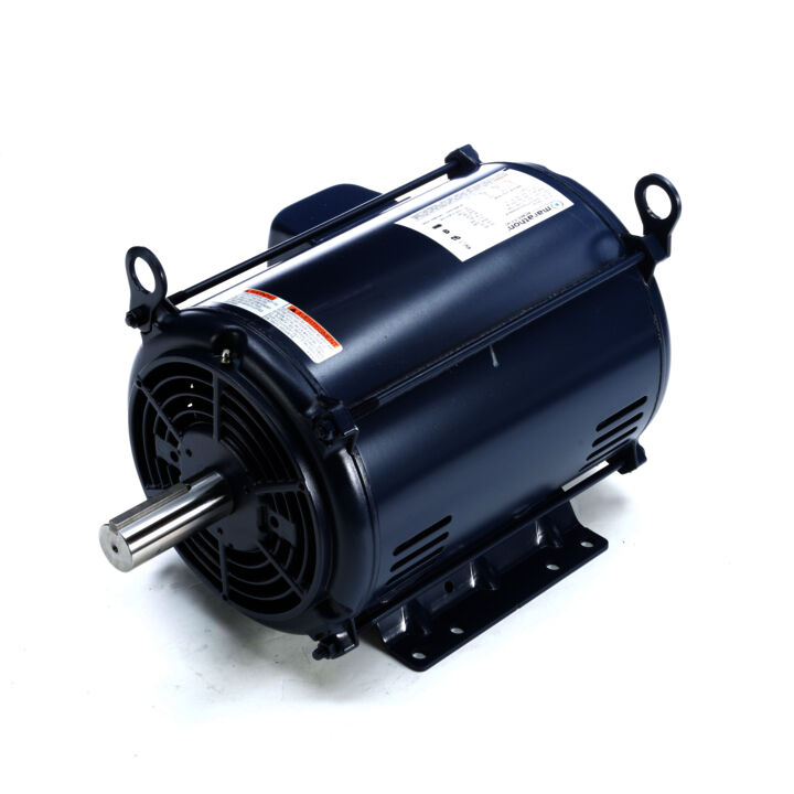 General Purpose Motor, 10 HP, 3 Ph, 60 Hz, 200 V, 1800 RPM, 215T Frame, DP