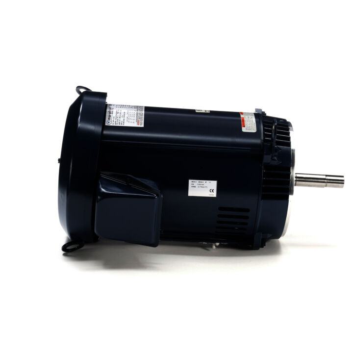 Close-Coupled Pump Motor, 10 & 7.50 HP, 3 Ph, 60 & 50 Hz, 230/460 & 190/380 V, 1800 & 1500 RPM, 215JMV Frame, DP