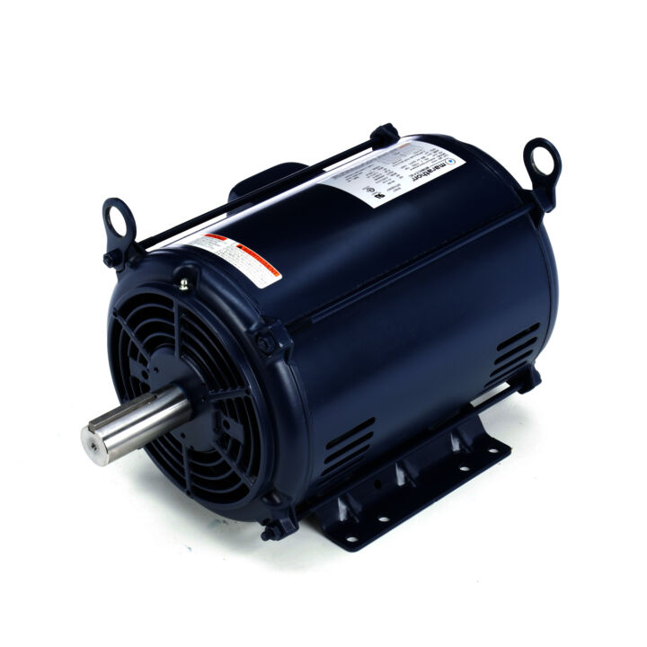 Multispeed Motor, 5 & 2.22 HP, 3 Ph, 60 & 60 Hz, 460 & 460 V, 1800 & 1800 RPM, 215T Frame, DP