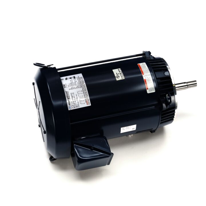 Close-Coupled Pump Motor, 10 & 7.50 HP, 3 Ph, 60 & 50 Hz, 230/460 & 190/380 V, 1800 & 1500 RPM, 215JMV Frame, DP