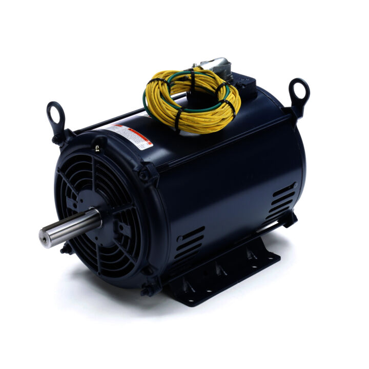 Crop Dryer Motor, 10 & 15 HP, 3 Ph, 60 & 60 Hz, 208-220/440 & 208-220/440 V, 3600 & 3600 RPM, 215TZ Frame, DPAO