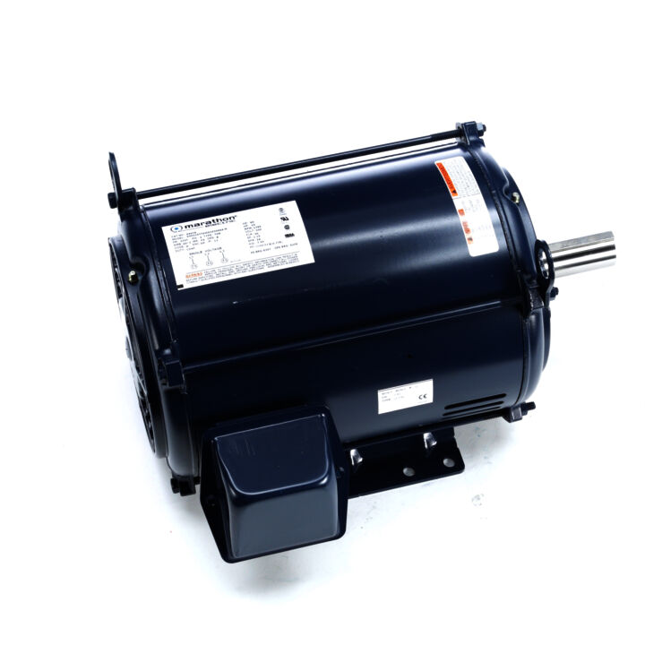 General Purpose Motor, 5 HP, 3 Ph, 60 Hz, 200 V, 1200 RPM, 215T Frame, DP