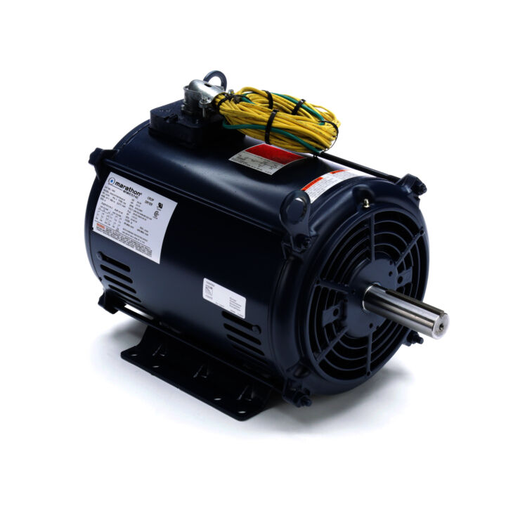 Crop Dryer Motor, 10 & 15 HP, 3 Ph, 60 & 60 Hz, 208-220/440 & 208-220/440 V, 3600 & 3600 RPM, 215TZ Frame, DPAO