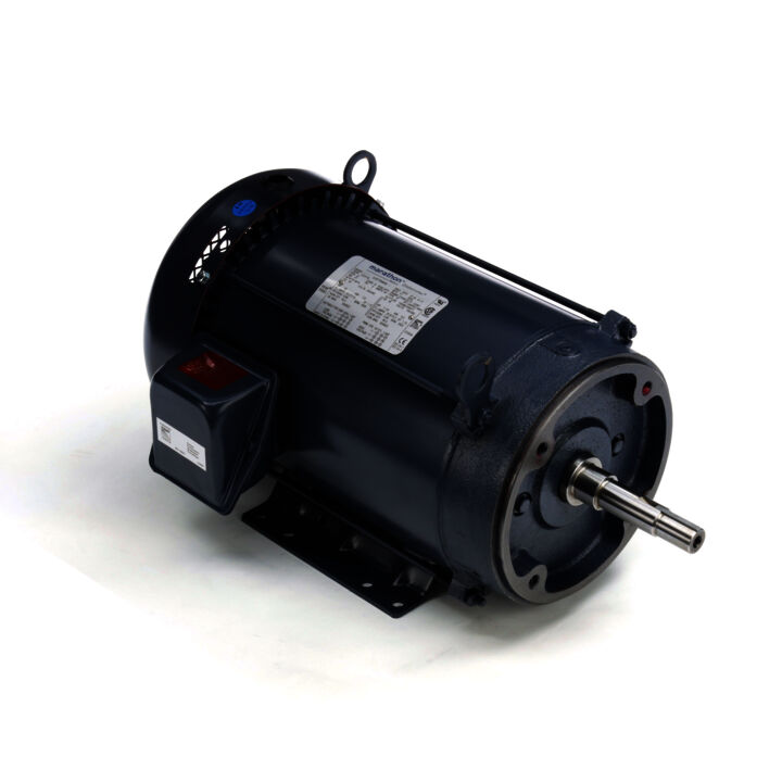 Close-Coupled Pump Motor, 10 & 7.50 HP, 3 Ph, 60 & 50 Hz, 230/460 & 190/380 V, 1800 & 1500 RPM, 215JM Frame, TEFC