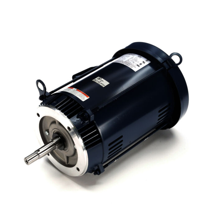 Close-Coupled Pump Motor, 10 & 7.50 HP, 3 Ph, 60 & 50 Hz, 230/460 & 190/380 V, 1800 & 1500 RPM, 215JMV Frame, DP