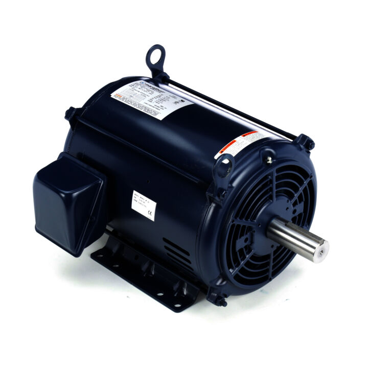 Multispeed Motor, 5 & 2.22 HP, 3 Ph, 60 & 60 Hz, 460 & 460 V, 1800 & 1800 RPM, 215T Frame, DP