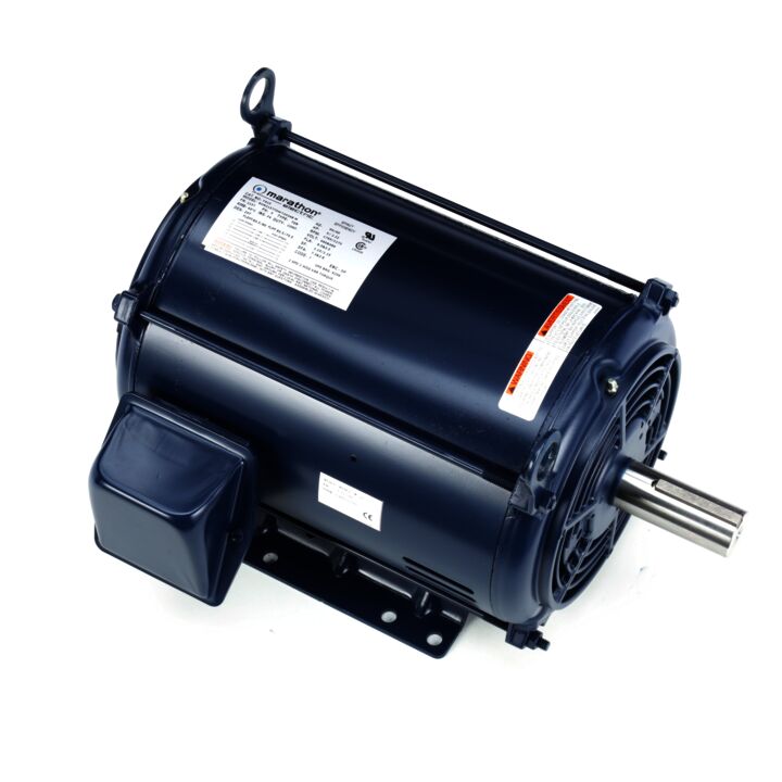 Multispeed Motor, 5 & 2.22 HP, 3 Ph, 60 & 60 Hz, 460 & 460 V, 1800 & 1800 RPM, 215T Frame, DP