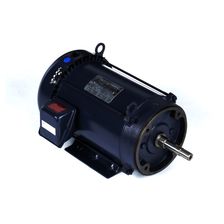 Close-Coupled Pump Motor, 10 & 7.50 HP, 3 Ph, 60 & 50 Hz, 230/460 & 190/380 V, 1800 & 1500 RPM, 215JM Frame, TEFC